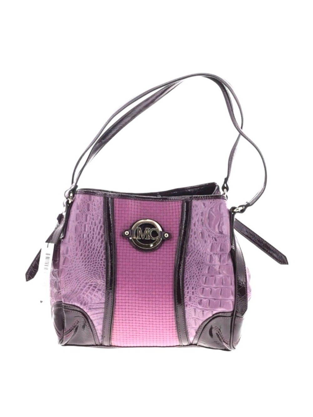 MADI CLAIRE ~ Bag and Wallet array of Purples distinctive mock crocodile texture